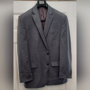 LAUREN RALPH LAUREN MEN'S LIGHT GRAY 100% WOOL SPORTS JACKET SIZE 44 L